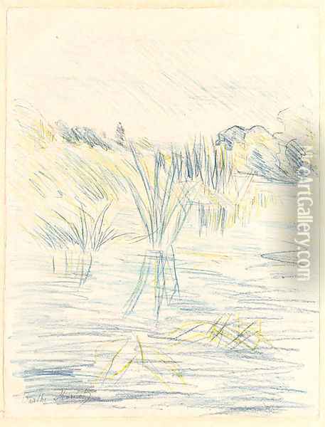 Etude de paysage Oil Painting - Berthe Morisot