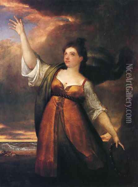 Miriam the Prophetess Oil Painting - Washington Allston