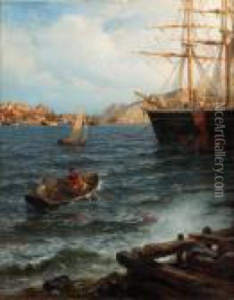 Norge - Oil Painting - Hans Fredrik Gude