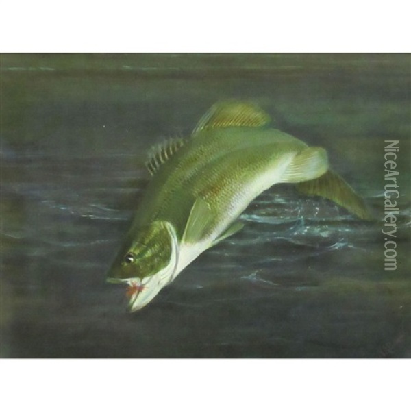 The Day's Catch Oil Painting - Harry Driscole