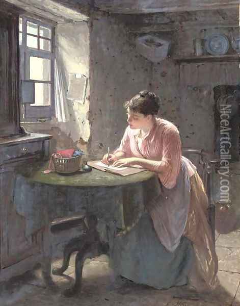 The love letter Oil Painting - Haynes King