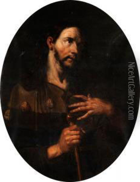 Portrait Des Heiligen Jakobus Oil Painting - Bartolome Esteban Murillo