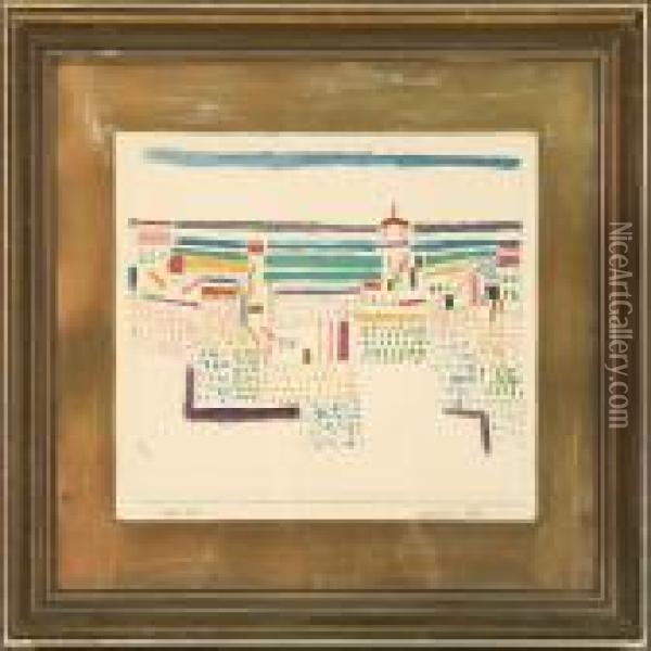 Sudfransosiches Seebal Oil Painting - Paul Klee