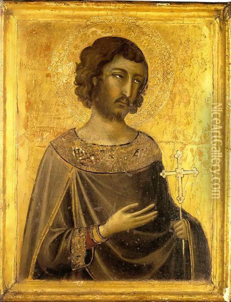 Saint Victor Oil Painting - Niccolo Di Segna