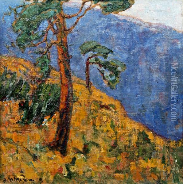 Landschaft Oil Painting - Arthur Nikodem
