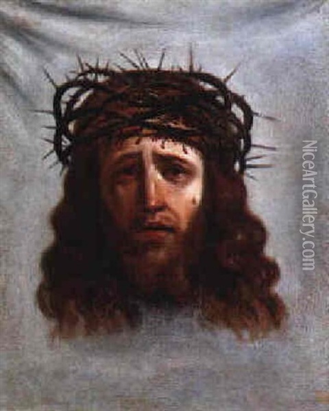 Saint Veronica's Veil Oil Painting - Annibale Carracci