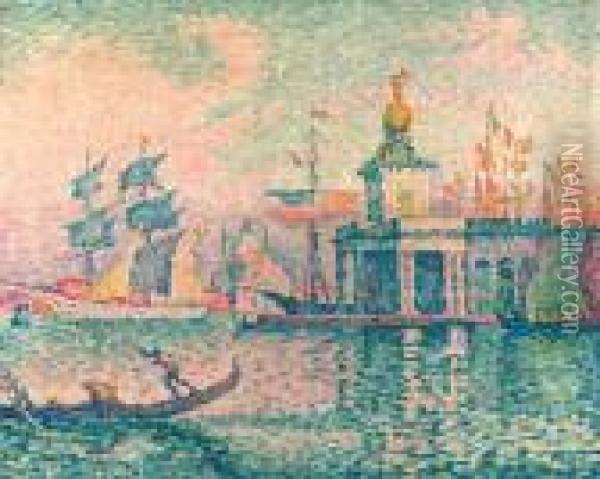 Venise. La Douane De Mer Oil Painting - Paul Signac