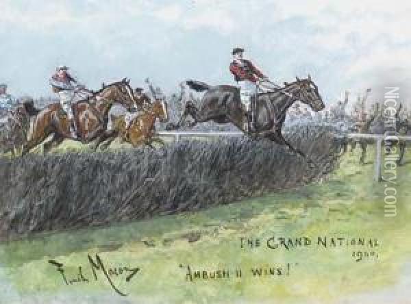 The Grand National Oil Painting - George Finch Mason