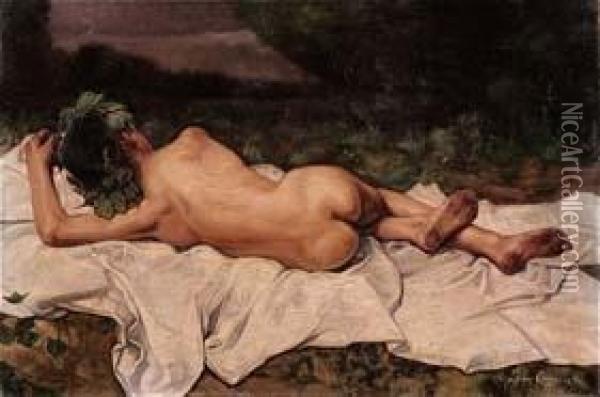 Nudo Femminile Oil Painting - Leon Francois Comerre