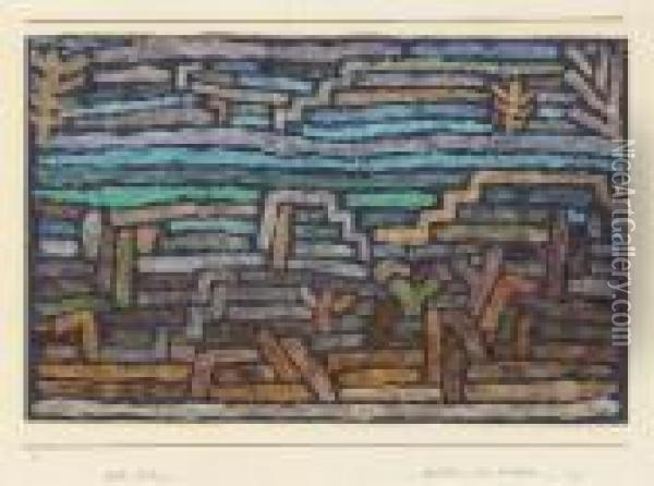 Garten Am Wasser Oil Painting - Paul Klee