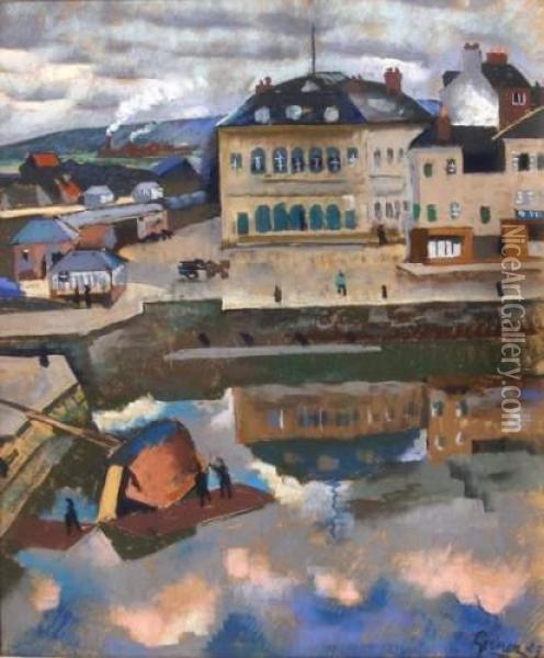 Le Port D'honfleur Oil Painting - Paul-Elie Gernez