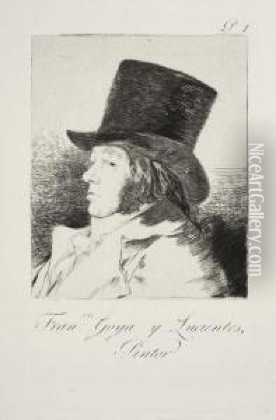 Goya Lucientes, Pintor Oil Painting - Francisco De Goya y Lucientes
