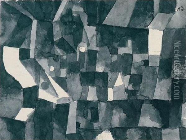 Ohne Titel (untitled) Oil Painting - Paul Klee