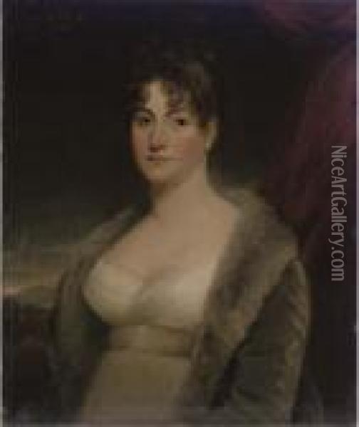 Portrait Of Gertrude Oil Painting - Sir Henry Raeburn