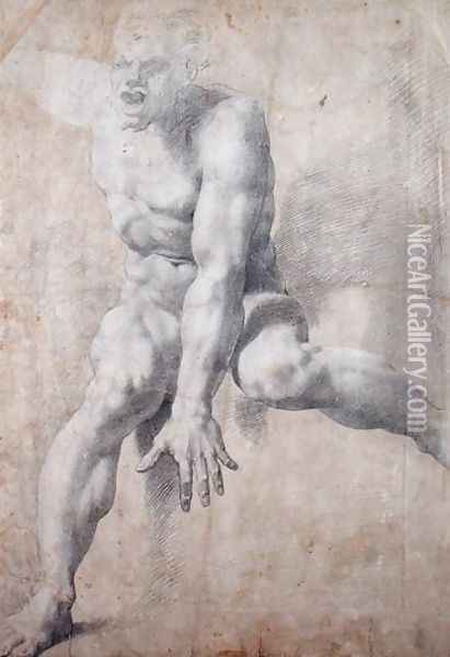 Polyphemus Oil Painting - Pellegrino Tibaldi