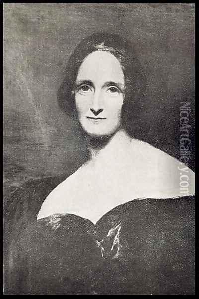 Mary Wollstonecraft Shelley Oil Painting - Richard Rothwell