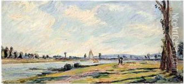 Bords De Riviere Oil Painting - Armand Guillaumin