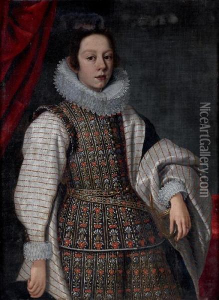 Portrait Presume De Matthias De Medicis Oil Painting - Justus Sustermans