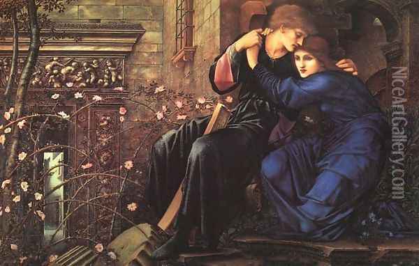 Love Among the Ruins Oil Painting - Sir Edward Coley Burne-Jones