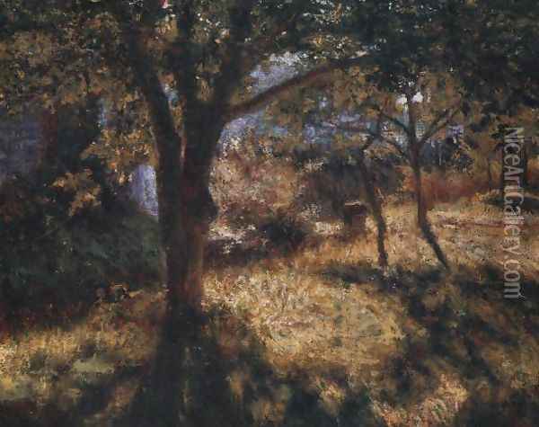 Orchard Oil Painting - Wladyslaw Podkowinski