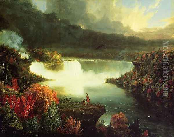 Niagara Falls, 1830 Oil Painting - Thomas Cole