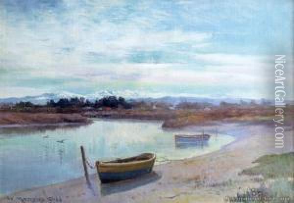 Near Christchurch Oil Painting - William Menzies Gibb