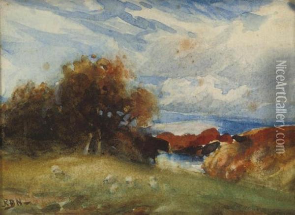Autumn Day Oil Painting - Robert Buchan Nisbet