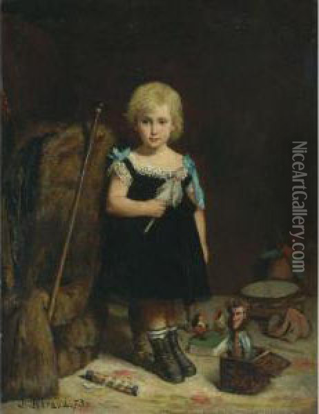 Portrait Of Alfred Auguste Frederic Victor Labatt De Lambert Oil Painting - Jean-Georges Beraud