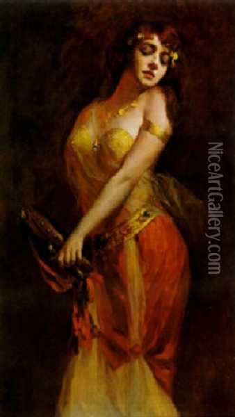 The Gypsy Girl Oil Painting - Francisco Masriera Manovens