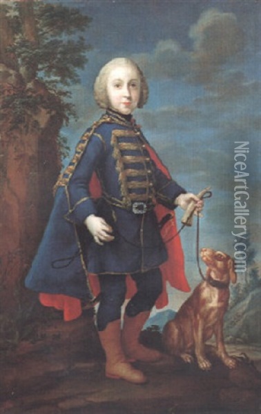 Portrait Du Marechal De Saxe Oil Painting - Jacopo Amigoni