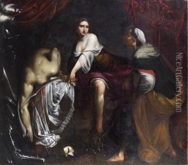 Judith And Holofernes Oil Painting - Francesco Furini