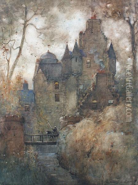 Guarding The Castle Oil Painting - James Garden Laing