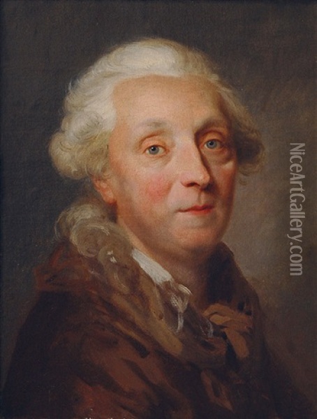 Portrait Of A Gentleman Oil Painting - Johann Ernst Heinsius