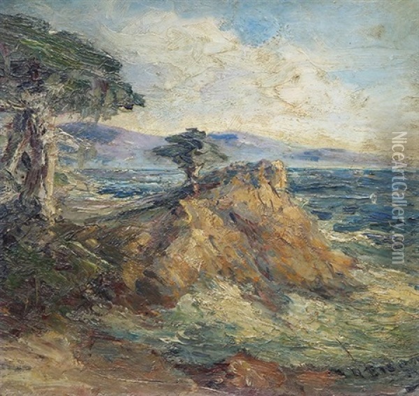 Monterey Oil Painting - Franz Arthur Bischoff