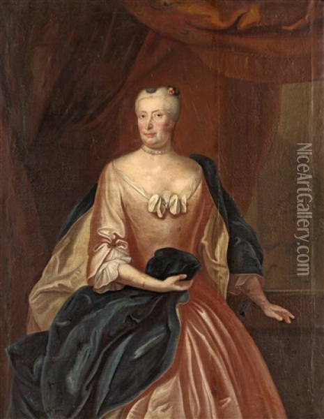 Ingeborg Christina Stael Von Holstein Fodd Horn Af Rantzien Oil Painting - Olof Arenius