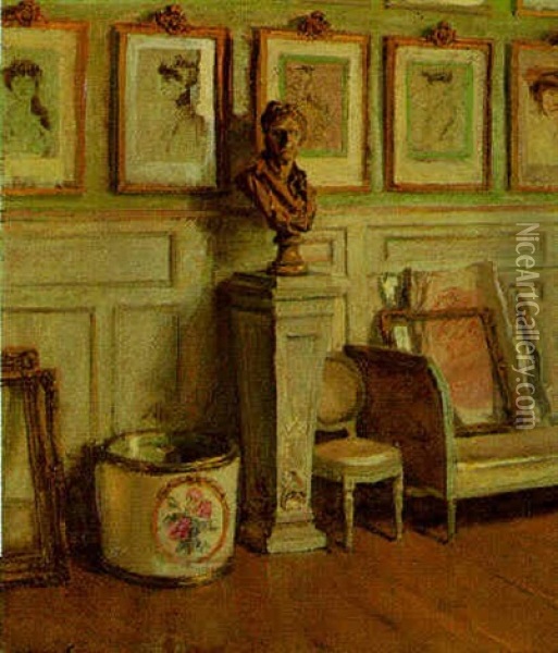 Le Buste, Chez Hellen Oil Painting - Walter Gay