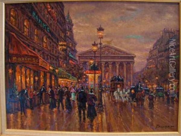 Rue Royal Oil Painting - Emile Boyer