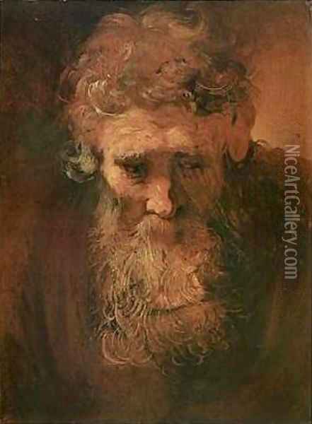 Study of an Old Man Oil Painting - Harmenszoon van Rijn Rembrandt