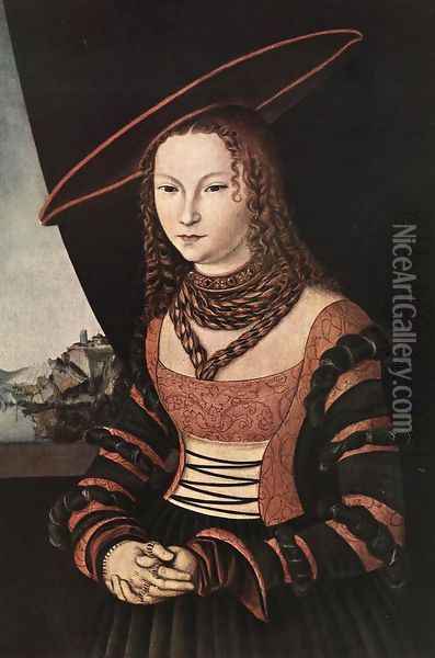 Portrait of a Woman 1526 Oil Painting - Lucas The Elder Cranach