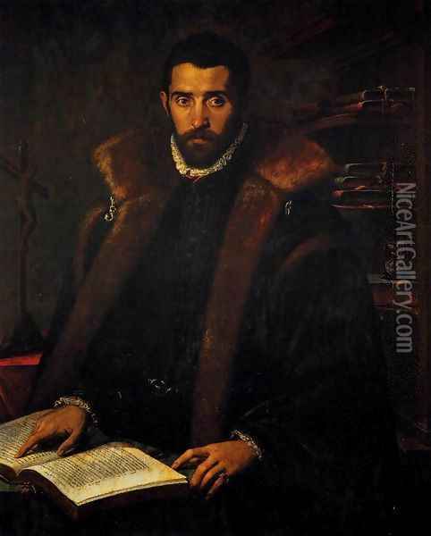 Portrait of Torquato Tasso Oil Painting - Italian Unknown Master