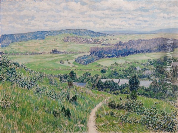 Landscape Oil Painting - Jan Honsa