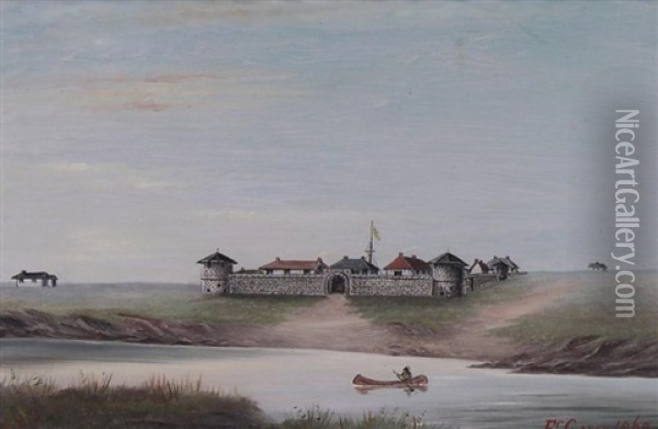 Fort Gary Oil Painting - Lionel Macdonald Stephenson