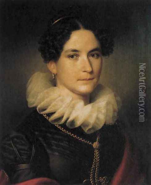 Maria Angelica Richter von Binnenthal 1814-15 Oil Painting - Johann Peter Krafft