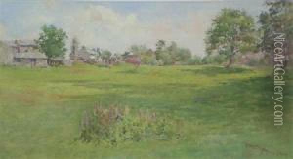 Summer In Troutdale, Near Keswick Oil Painting - Cuthbert Rigby