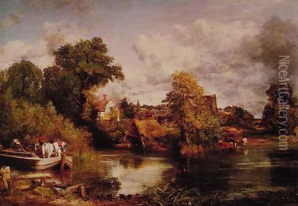 The White Horse Oil Painting - John Constable