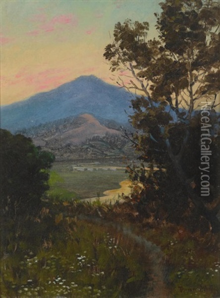 Mt. Tamalpais Oil Painting - Theodore Wores