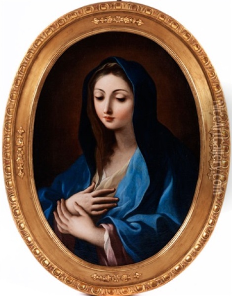 Bildnis Der Jugendlichen Madonna Oil Painting - Carlo Maratta