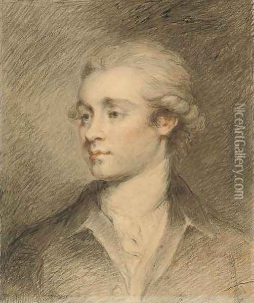Portrait of a gentleman Oil Painting - Samuel de Wilde