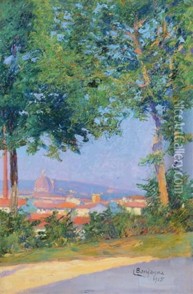 Firenze Oil Painting - Leto Bargagna