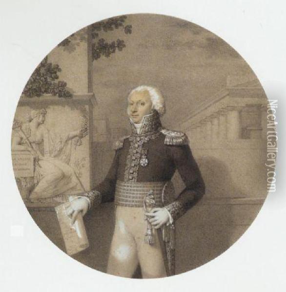 General De Pully Oil Painting - Nicolas Henri Jacob
